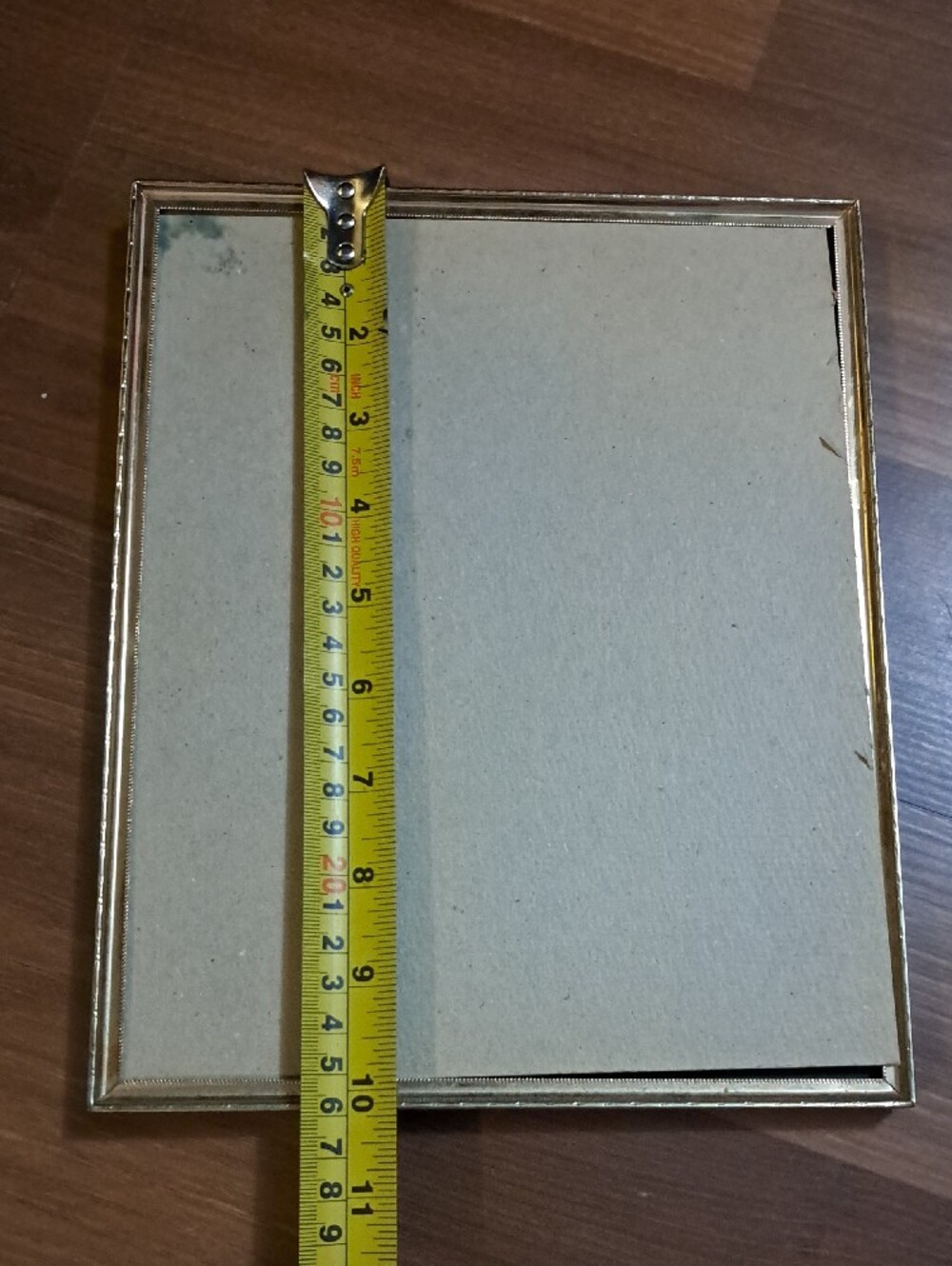 Slim Brass Picture Frame No Glass - Rectangular - Picture 6 of 6